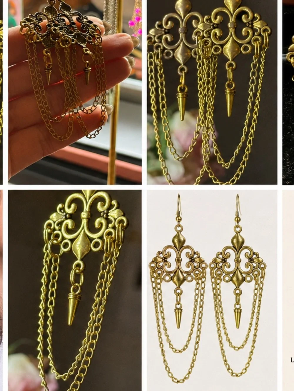 Vintage-Inspired Handmade Artisan Earrings from India ✨- Women Jewelry